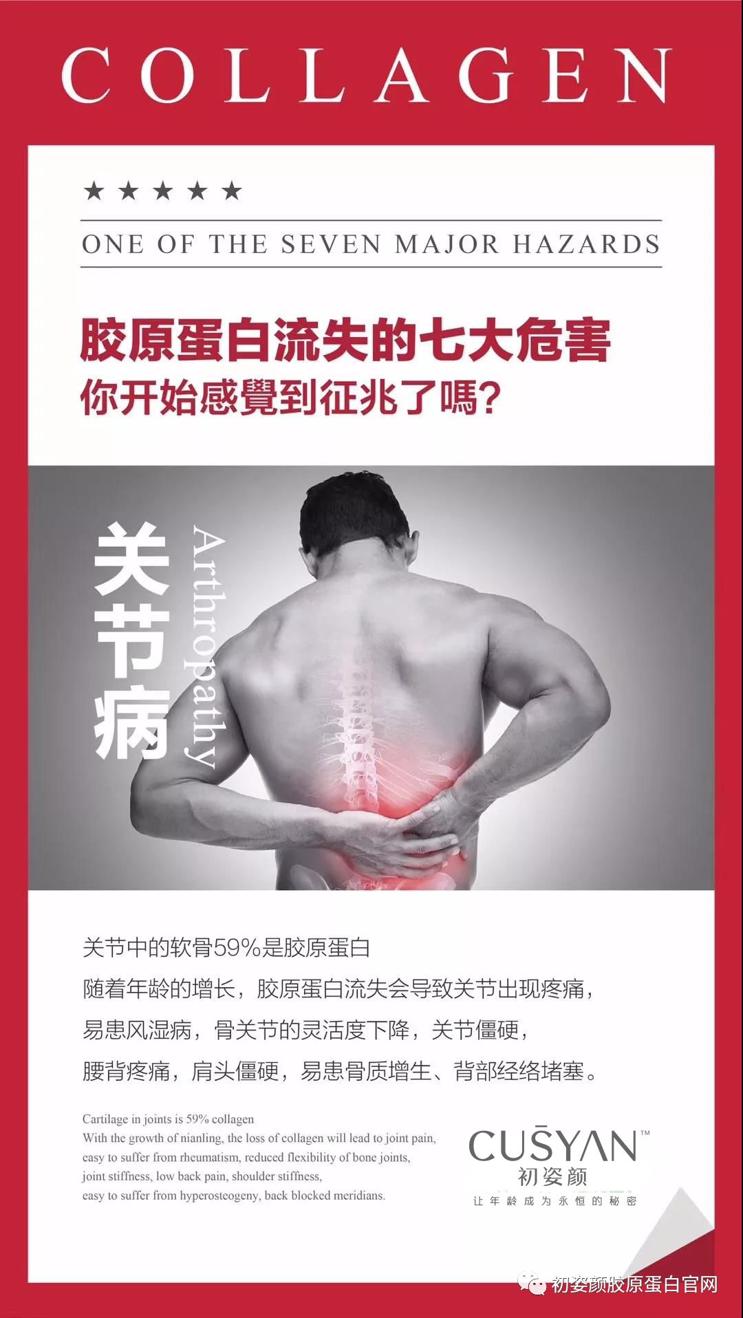 胶原蛋白流失的七大危害，你感觉到征兆了吗？